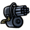 Minigun - Starter weapon in Brotato